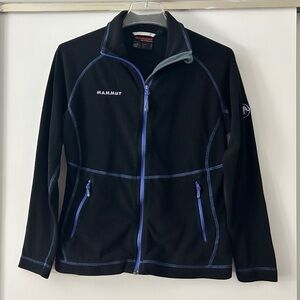 Mammut Fleece Jacket Black with Purple Trim